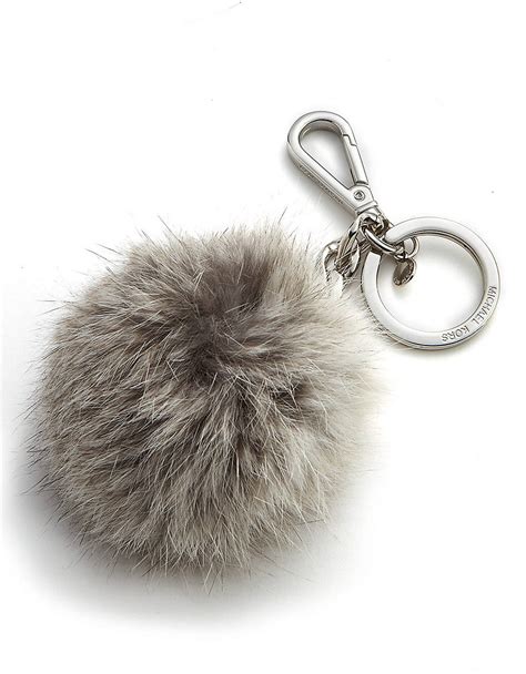 michael kors fur keychain uk|Michael Kors handbag keychain.